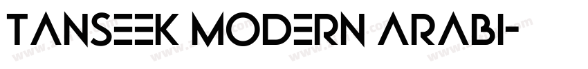 Tanseek Modern Arabi字体转换